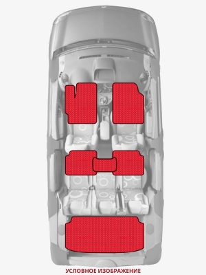 ЭВА коврики «Queen Lux» комплект для Ford Focus RS (3G)